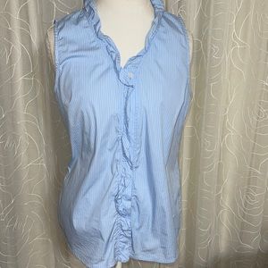 Banana Republic TailoredFit Chambray Top size 14